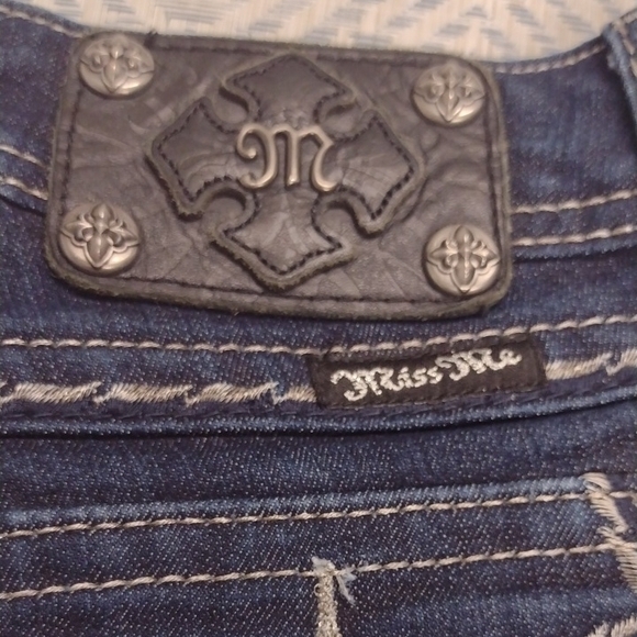 Miss Me Deep Blue Boot Cut Jeans,Western, Rodeo, Festival. - Picture 2 of 15